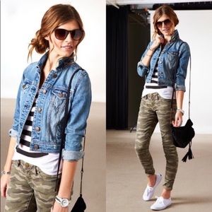 American Eagle Cropped Jean Jacket
